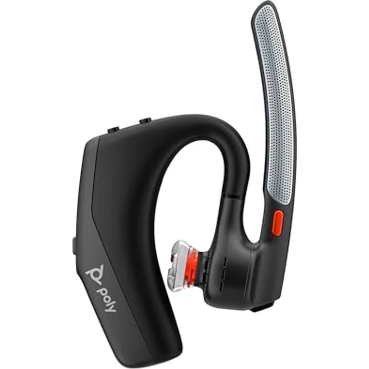 Poly Voyager Legend 30, Bluetooth-Headset mit Noise Cancelling, WindSmart-Technologie, Smart-Sensor, 10 Stunden Akkulaufzeit, ergonomisches Design, schwarz – Bild 4