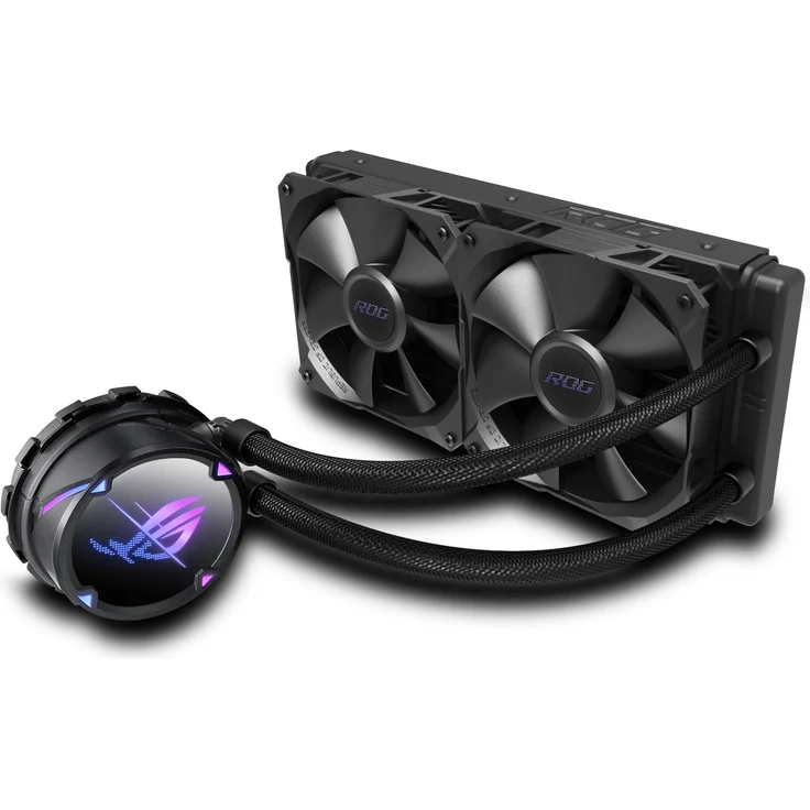 ASUS ROG STRIX LC II 240, CPU Wasserkühler mit RGB-Beleuchtung und Closed-Loop-Design