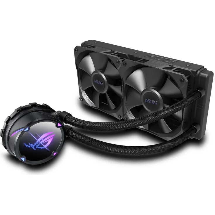 ASUS ROG STRIX LC II 240, CPU Wasserkühler mit RGB-Beleuchtung und Closed-Loop-Design