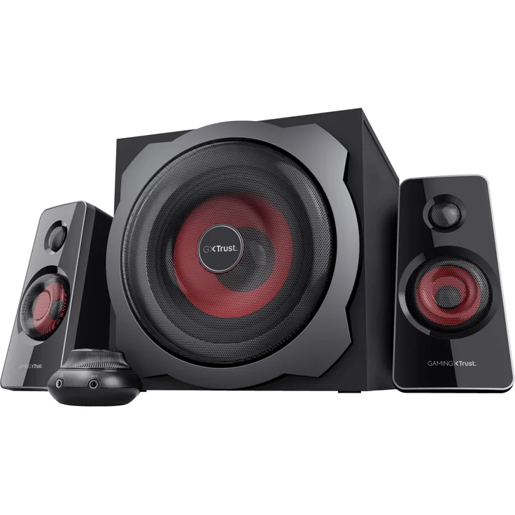 Trust GXT 38 Tytan, 2.1 PC Lautsprecher mit 7 Zoll Subwoofer, schwarz