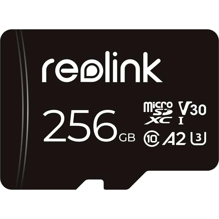 Reolink MicroSDXC 256 GB, Speicherkarte U3, UHS-I, Schwarz