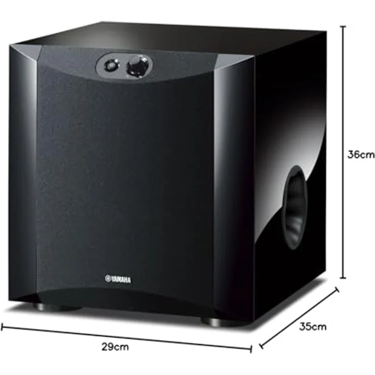 Yamaha NS SW200 Subwoofer schwarz – Bild 4