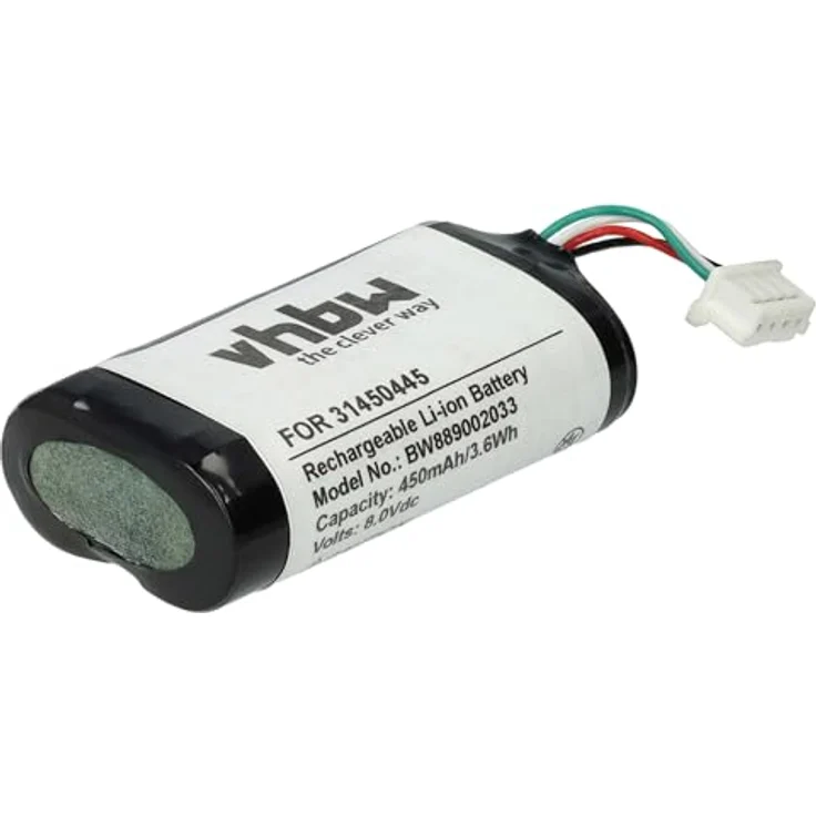 vhbw Akku kompatibel mit Volvo V60, V90, XC40, XC60, 450 mAh, 8 V, Li-Ion für Fahrzeugcomputer – Bild 4