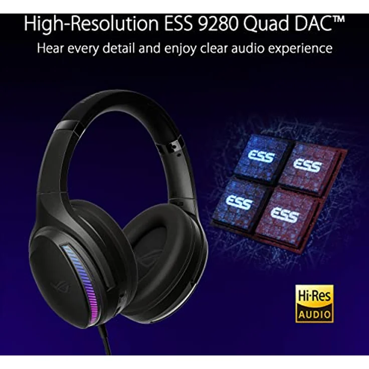 ASUS ROG Strix Fusion II 300 Gaming-Headset Schwarz – Bild 2
