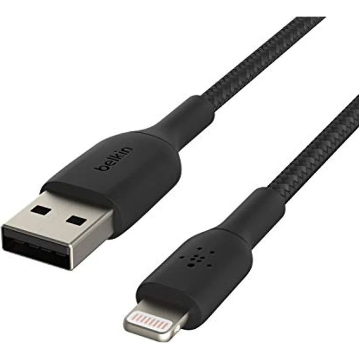 Belkin Lightning Lade/Sync Kabel ummantelt, 2 m, schwarz – Bild 5