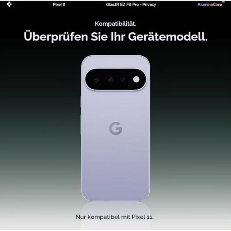 Spigen Glass tR EZ Fit Pro (Privacy) 2 Pack - Displayschutzfolie für Google Pixel 10/11 mit seitlichem Blickschutz und 9H+ Kratzfestigkeit – Bild 2