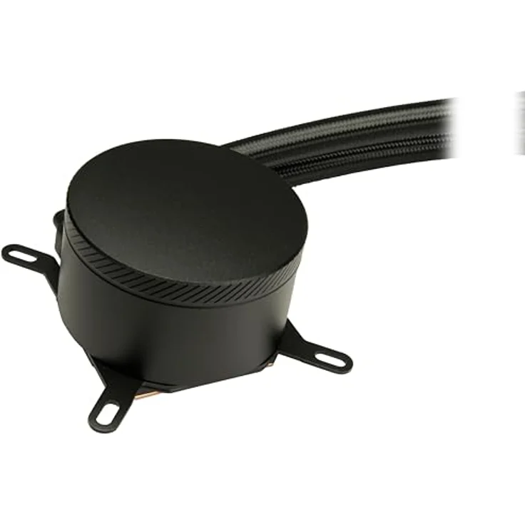 Inter-Tech Kühler ARGUS Iceman B-120 AIO Wasserkühlung, AMD/Intel 200 Watt, hohe Qualität, Schwarz – Bild 3