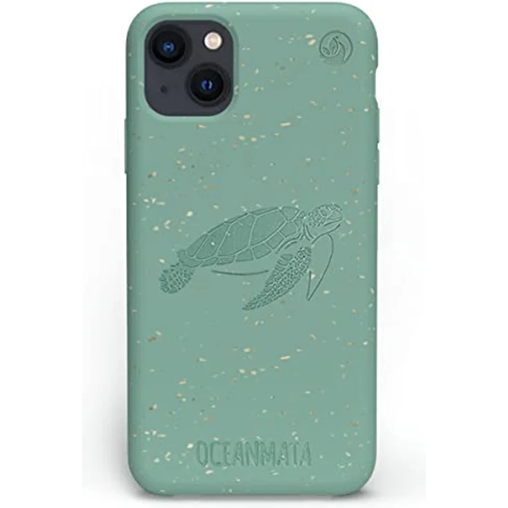 Oceanmata - iPhone 13 Mini Hülle Grün - iPhone 13 Mini Cover - Handyhülle iPhone 13 Mini -Biologische Apple iPhone Hülle Ozean Plastik Nachhaltig – Bild 1