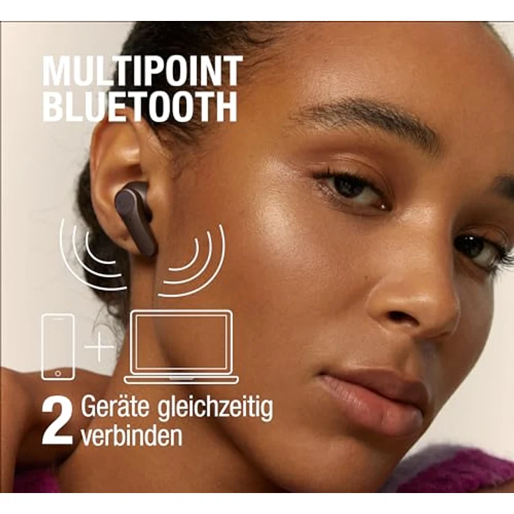 Fresh'N Rebel Twins Rise - Wireless ANC Earbuds with Wireless Charging - Deep Mauve (ANC, 30h, wireless) – Bild 5