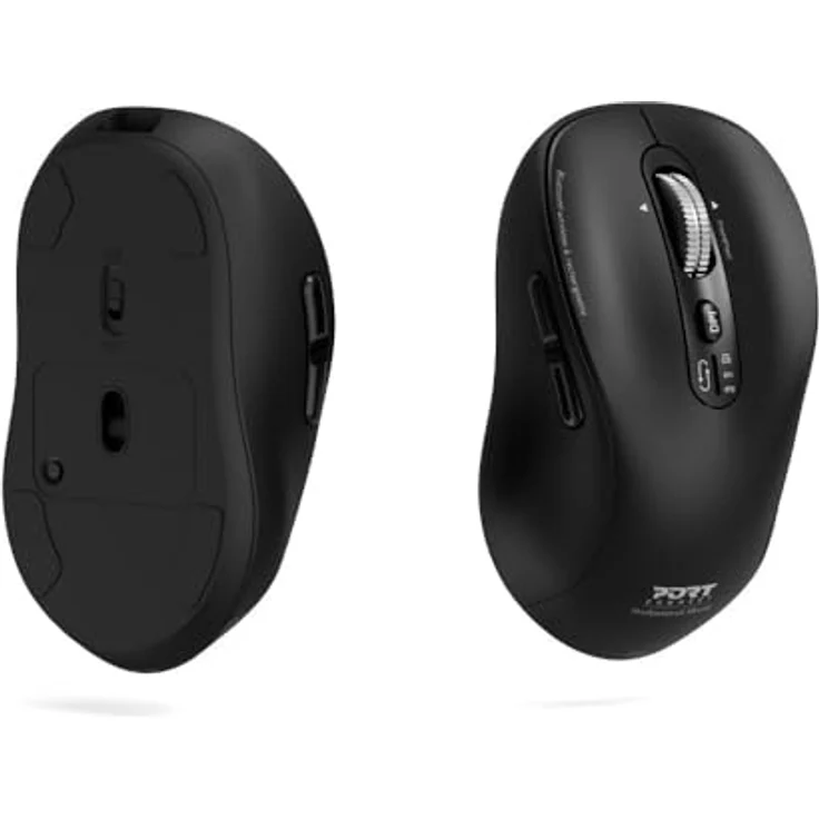 Port Designs MOUSE RECHARGEABLE BLUETOOTH COMBO PRO TYPE C (Kabellos), Maus, Schwarz – Bild 5