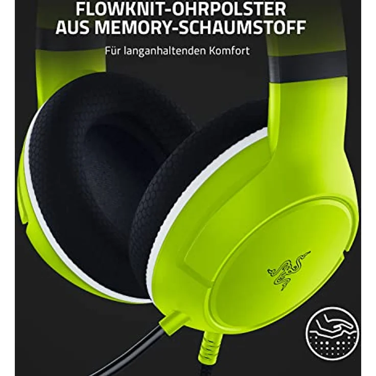 Razer Kaira X for Xbox Headset ohrumschließend kabelgebunden 3,5 mm Stecker Electric Volt für Xbox Series S, Xbox Series X – Bild 4