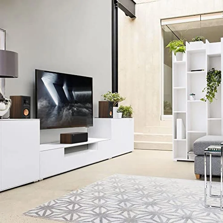 Klipsch Referenz Premiere RP500M II Bücherregal Lautsprecher Pair mit Hybrid Tractrix® Horn, Cerametallic Woofer in Walnuss – Bild 2