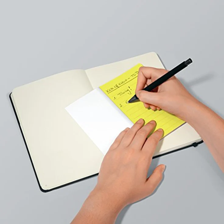 Sigel TAB MARKER NOTES, Haftnotizen Standard, farbsortiert, 42 Blatt aus recycelbarem Papier, wiederverwendbar – Bild 4