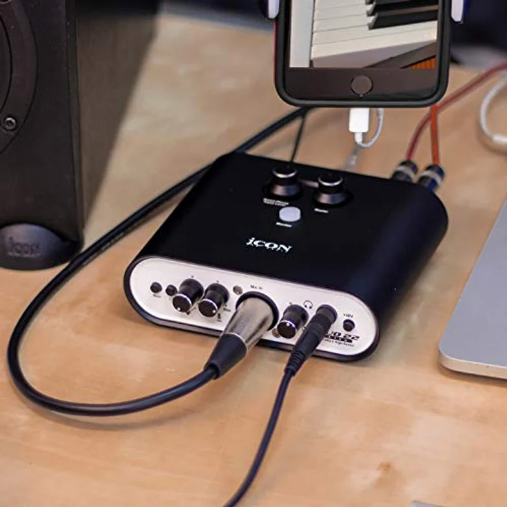 Icon Pro Audio Duo 22 Live USB-Audio-Schnittstelle mit mobilen Streaming-Funktionen, (1 Mikrofon-Vorverstärker) – Bild 5