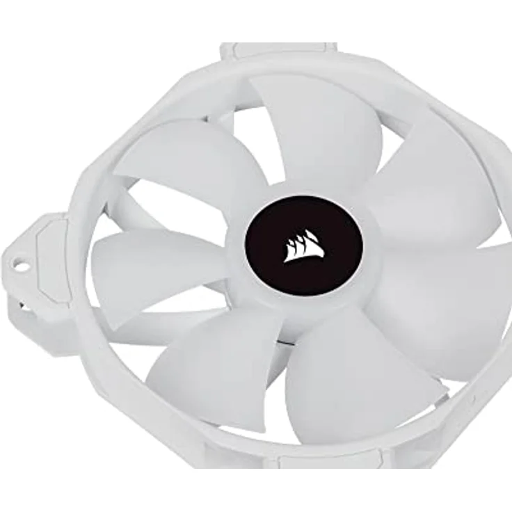 Corsair SP Series, White SP120 RGB ELITE, 120mm RGB LED Fan with AirGuide, Single Pack (CO-9050136-WW) – Bild 2