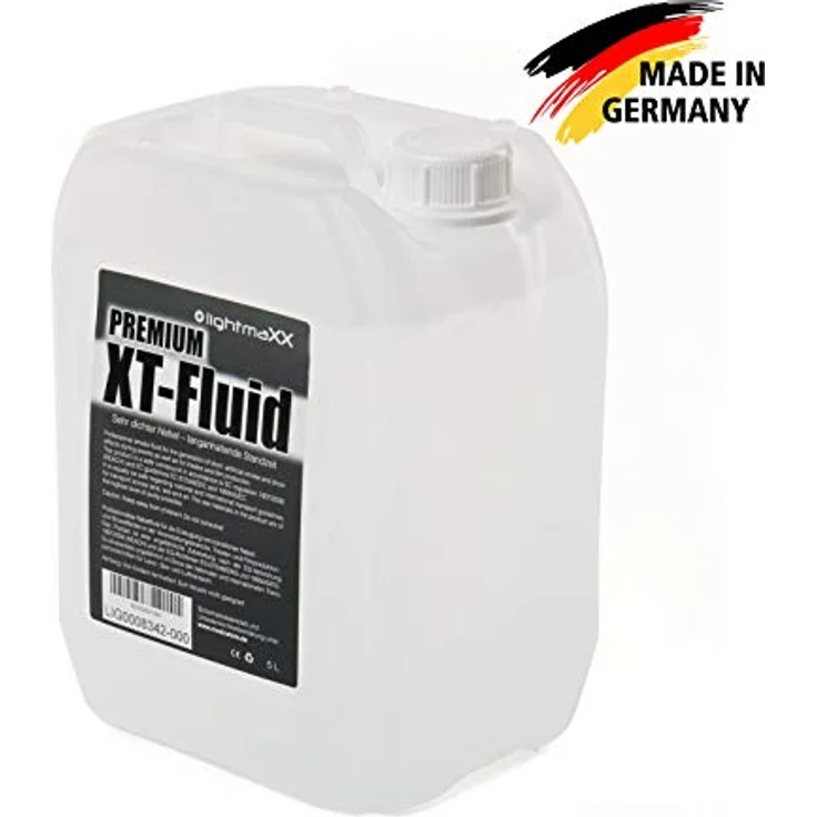 LightmaXX Premium XT FLUID Nebelfluid, 5L, Hochdichtes Qualitäts-Nebelfluid für Nebelmaschinen, Extremes Nebelvolumen, Lange Standzeit, CLP-konform, Hergestellt in Deutschland – Bild 2