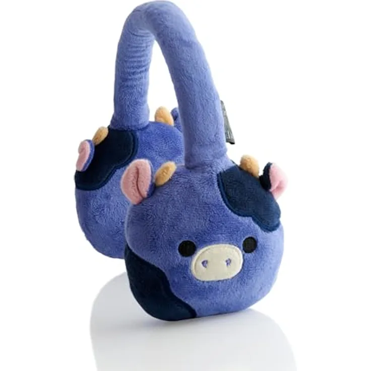 Emoji Squishmallows Kopfhörer INGRED, kabellose Stereo-Kopfhörer mit Mikrofon, verstellbarem Kopfbügel und Bluetooth 5.0, plüschiges Design