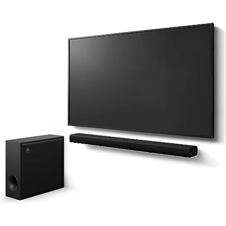 Yamaha - TRUE X BAR 50A Soundbar mit Dolby Atmos, kabellosem Subwoofer und Alexa eingebaut - Schwarz – Bild 4