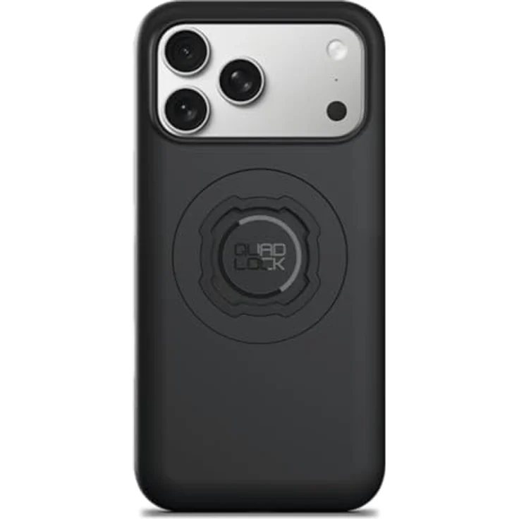 QUAD LOCK MAG Hülle für iPhone 17 Pro Max, stoßfestes TPU-Material, schwarzer MAG-Ring, flach und dünn, kompatibel mit Quad Lock Halterungen – Bild 1