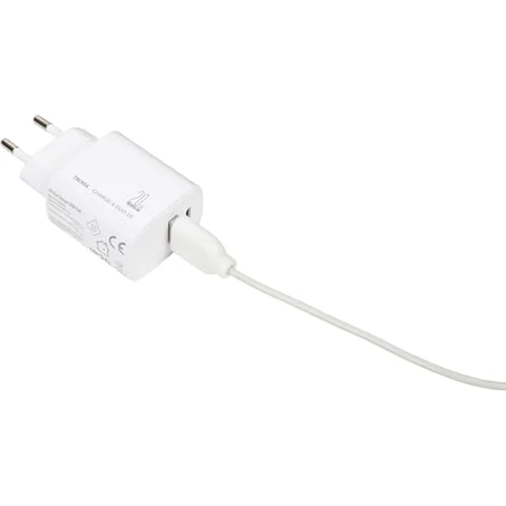 TROIKA Charge-X Duo 20, Ladestecker mit 20W Schnellladung, USB-C und USB-A, gleichzeitiges Laden von zwei Geräten, weiß – Bild 5