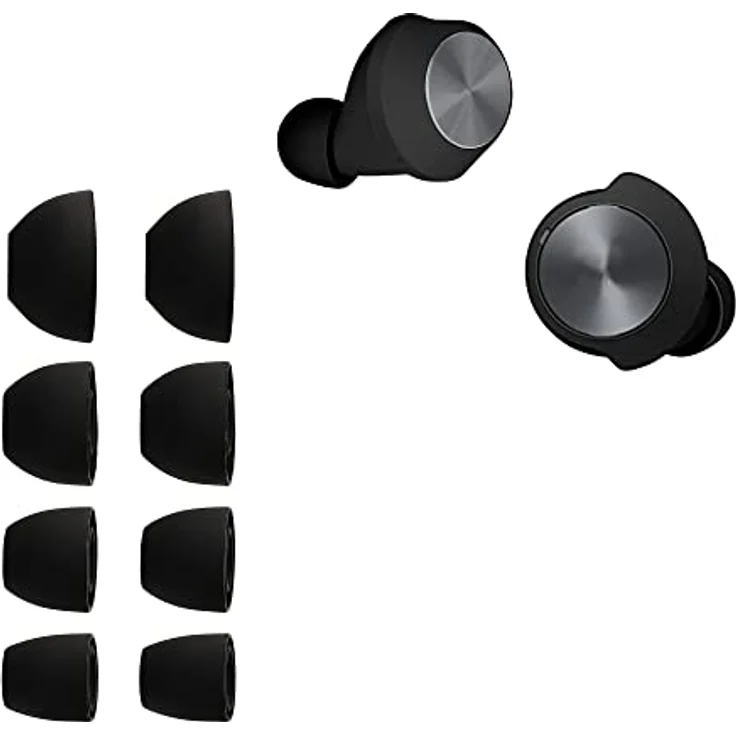 kwmobile 8x Ersatzpolster für Beoplay B&O EQ / H3 / H5 / E4 / E6 / E8 Ohrpolster (4 Größen - Silikon Ersatz Ohrstöpsel für Beoplay In-Ear Headphones) – Bild 4