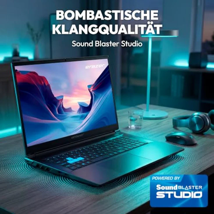 ERAZER Defender 17 P10, 17,3" Full HD Gaming Laptop - Intel Core i9-14900HX, GeForce RTX 5070, 32 GB RAM, 1 TB SSD, RGB Backlit-Keyboard – Bild 4