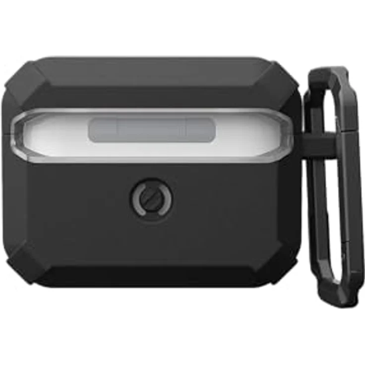 UAG Plasma Kopfhörertasche + Schutzhülle, Transparent, Schwarz, robustes PC- und TPU-Material, verstärkter Eckenschutz, abnehmbarer Karabiner-Clip – Bild 4