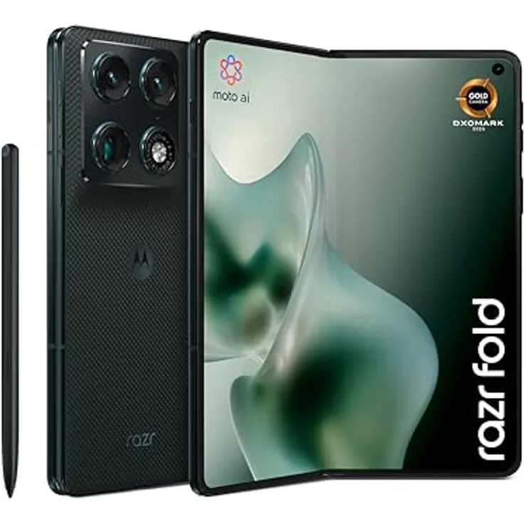 Motorola razr fold 512GB, Smartphone mit 8,1 Zoll 2K-Display und erstklassigem Kamerasystem, Schwarz