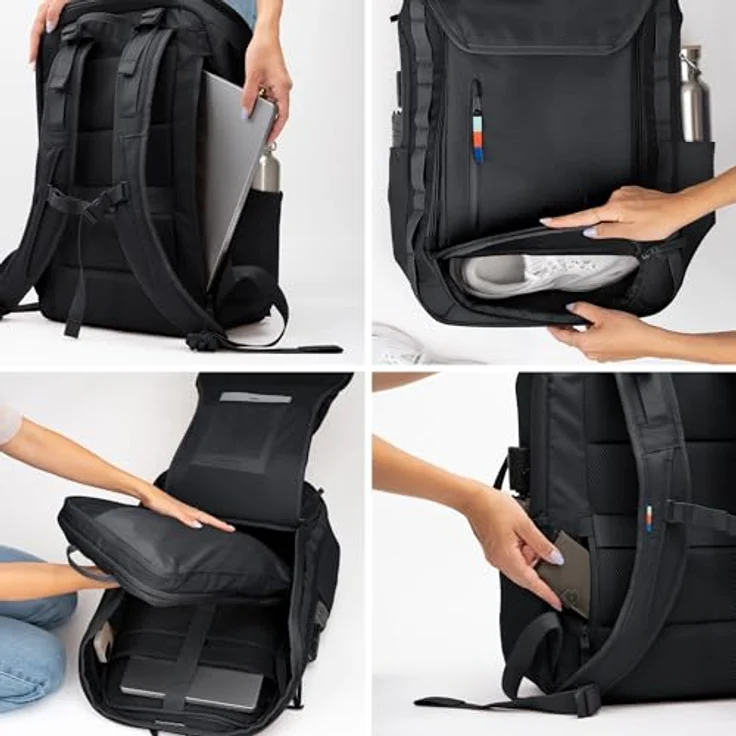GOT BAG Pro Pack Reiserucksack, 53 cm mit Laptopfach, schwarz, 100% Polyester – Bild 5