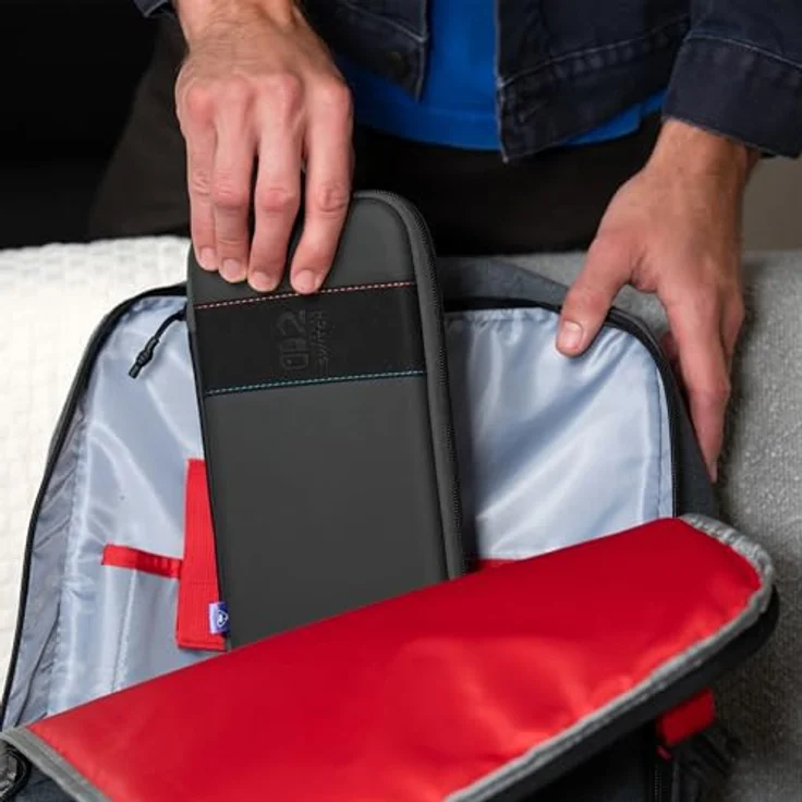 Turtle Beach TBA-8203-85, Reisekoffer für Nintendo Switch 2, schwarz-anthrazit, stoßfest und kratzresistent – Bild 11