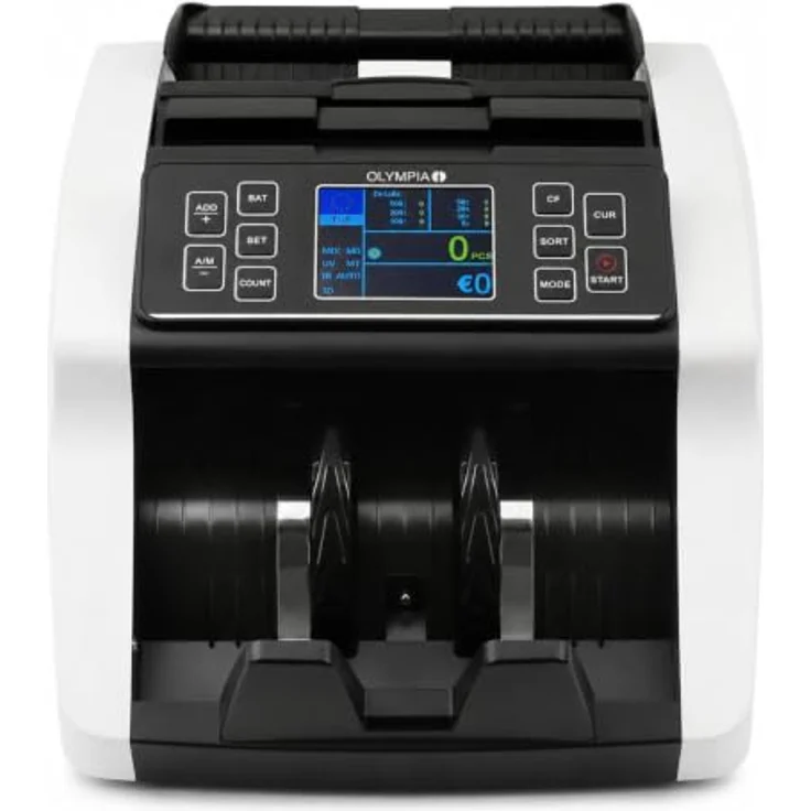 OLYMPIA Banknotenzähler NC 560 Plus, Echtheitsprüfung, externes Kunden-Display, bis zu 1.000 Banknoten pro Minute – Bild 1