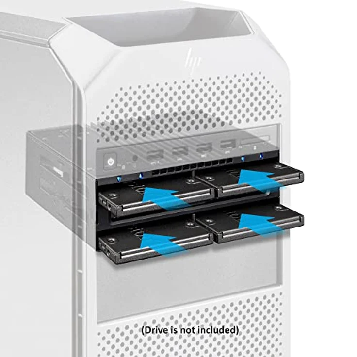 Icy Dock IcyDock MB024SP-B, Festplattenaufbewahrung für 4x 2.5SAS/SATA, schwarz – Bild 5