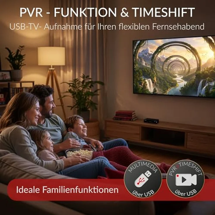 Anadol Opticum SBOX, Sat-Receiver HD, Media-Player 1080P Full-HD Digitalreceiver für Satellitenfernseher DVB-S/S2, Astra & Hotbird vorinstalliert + Anadol HDMI Kabel – Bild 4