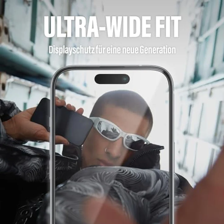 SAFE by PanzerGlass Screen Protector für iPhone 15 Pro | Ultra-Wide Fit, kratzfest, stoßfest, 100% Touch-Sensitivity, Anti-Attrition – Bild 5
