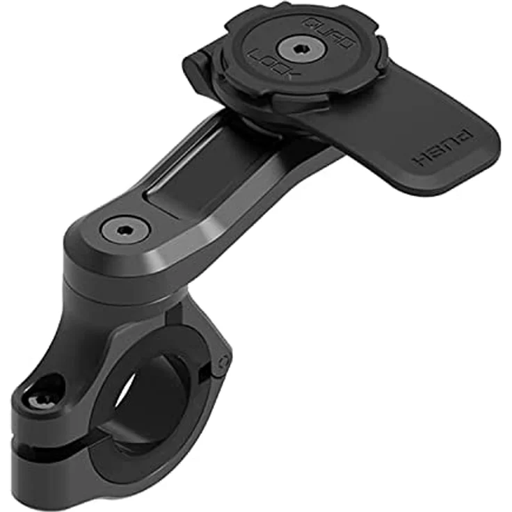 Quad Lock Motorcycle Mount Pro, Smartphone Halterung für Motorräder, Schwarz, inklusive Verlängerungsstück für optimale Sichtbarkeit – Bild 1