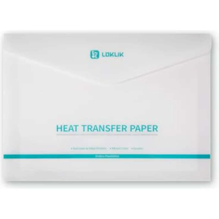 Loklik Transferpapierbogen 8er-Pack für dunkle Stoffe, Waschfeste Transferblätter Weiß mit spezieller Beschichtung – Bild 8