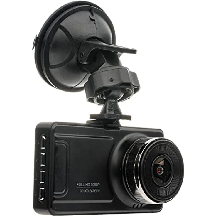 RIDEX 3 Dashcam, 170° 1080p Autokamera mit Nachtsicht, 36fps, Akku, schwarz – Bild 1