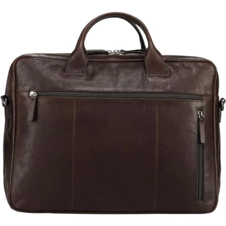 Jost Glasgow Aktentasche Leder, 40 cm mit Laptopfach, braun – Bild 3