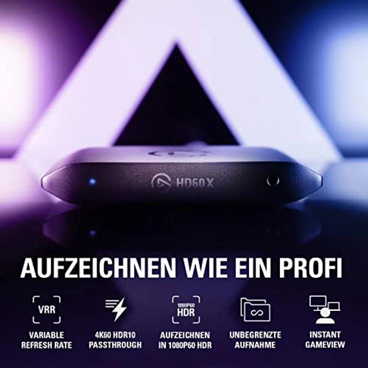 Elgato Game Capture HD60 X Schwarz(17520004920) – Bild 2