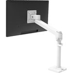 ERGOTRON NX Monitor Arm in Weiß - Tischhalterung für Monitore bis ca. 34 Zoll BZW, bis 8kg, manuell höhenverstellbar von 19,9-44,7 cm, VESA Standard, 5 Jahre Garantie
