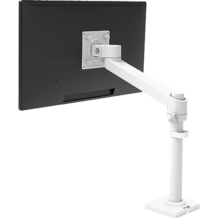 ERGOTRON NX Monitor Arm in Weiß - Tischhalterung für Monitore bis ca. 34 Zoll BZW, bis 8kg, manuell höhenverstellbar von 19,9-44,7 cm, VESA Standard, 5 Jahre Garantie – Bild 1