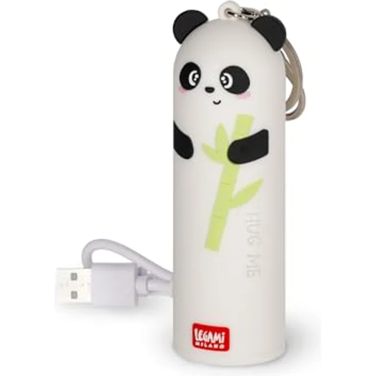 Legami My Super Power Panda Powerbank, 4800 mAh, tragbare Powerbank für Smartphones und Tablets mit Typ-C Anschluss, Kabel inklusive – Bild 4