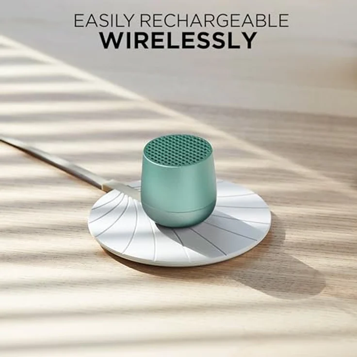 Lexon Mino+ Bluetooth-Lautsprecher, kabellos mit 3 W, Freisprechmikrofon und TWS kompatibel, blau – Bild 4