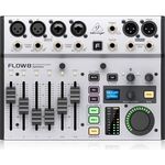 Behringer FLOW 8 - digital mixer mit Bluetooth-Fernsteuerung, 60-mm-Kanal-Fader, Midas-Vorverstärker, schwarz