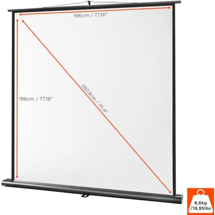 Celexon Leinwand Ultramobil Professional 200 x 200 cm – Bild 3