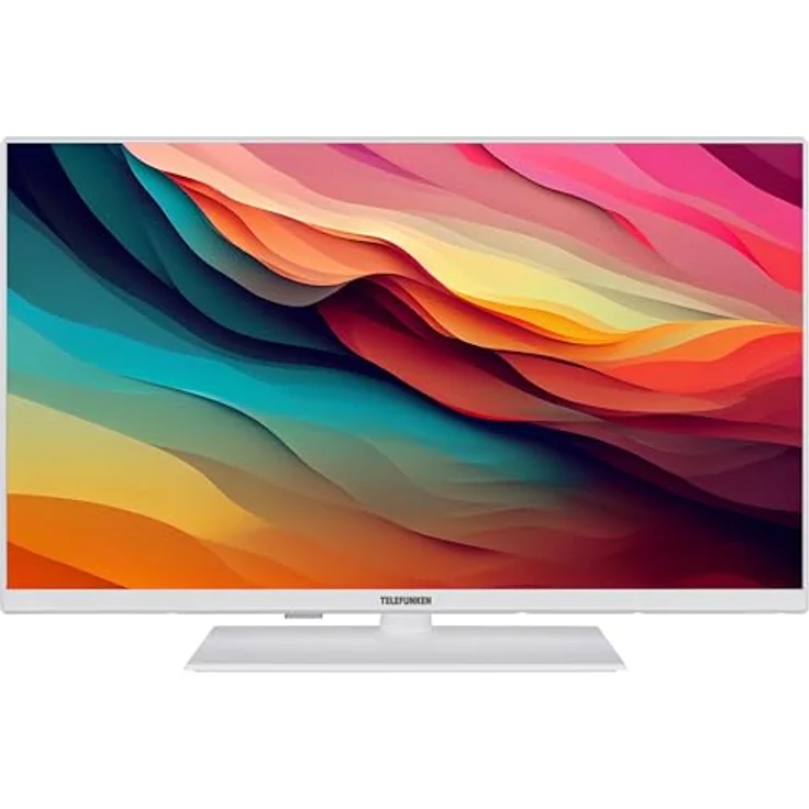 TELEFUNKEN XF32N750M-W Fernseher 32 Zoll Full HD LED TV mit integriertem Triple-Tuner, weiß – Bild 1