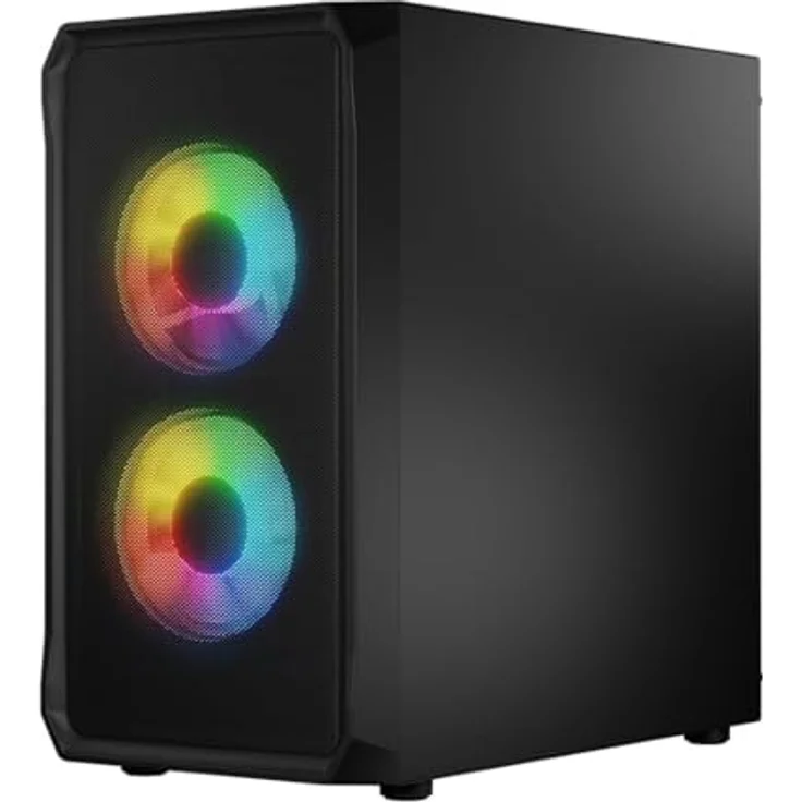 LOGIC PORTOS ARGB MINI USB-3.0-Gehäuse, schwarz, mit gehärtetem Glas-Seitenfenster, max. Grafikkartenlänge 34 cm, für ATX/Micro ATX/Mini-ATX – Bild 7