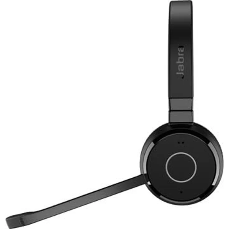 Jabra Evolve 65 TE Link MS Stereo Wireless Kopfhörer - Microsoft Teams zertifiziert, Dual Connectivity, 12 Stunden Akkulaufzeit, rot – Bild 3