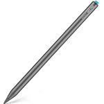 adonit Neo Pro Stylus Apple iPad Eingabestift mit magnetischer Befestigung [Kabelloses Laden am iPad, Extra Lange Akkulaufzeit, Handflächen-Erkennung, Austauschbare dünne Spitze] Space grau