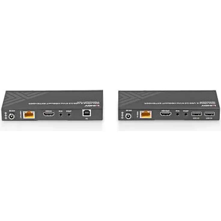 LINDY 150m Cat.6 HDBaseT KVM Extender, HDMI 4K60, USB 2.0 & IR, Schwarz – Bild 4